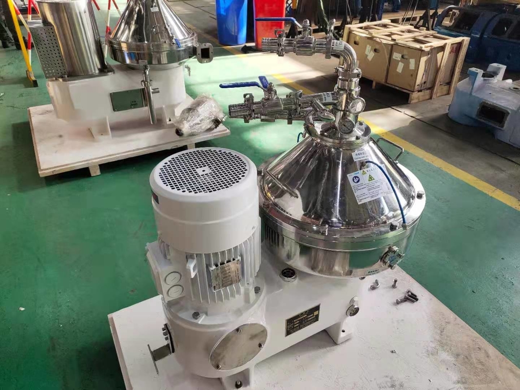 High Speed Water Purifying Disc Separator 3 Phase Vertical Centrifuge