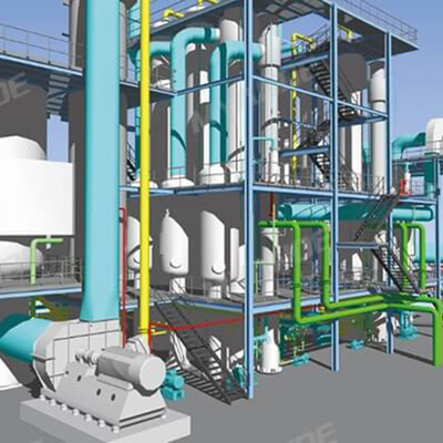 Zeewater één-effect meer-effect krachtcirculatie Mvr valfilm vacuüm verdamper