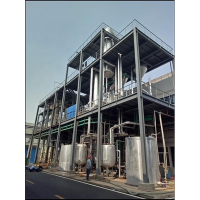 Voedingsmiddelenklasse Multi-Effect Mvr Afvalwater Continuous Desalination Tube Evaporator Voor zuivelproducten