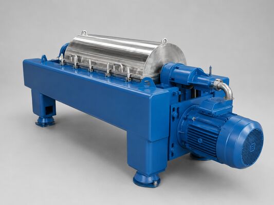 Stevige Kom 3 Fase centrifugeert met Horizontale Structuur voor Vistraan